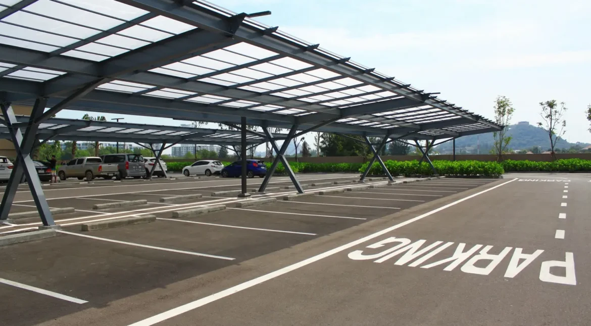 High Quality Acrylic Roof for Public Car Park
