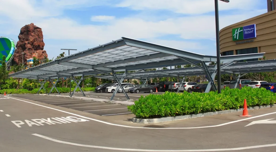 Acrylic Roof for Public Car Park