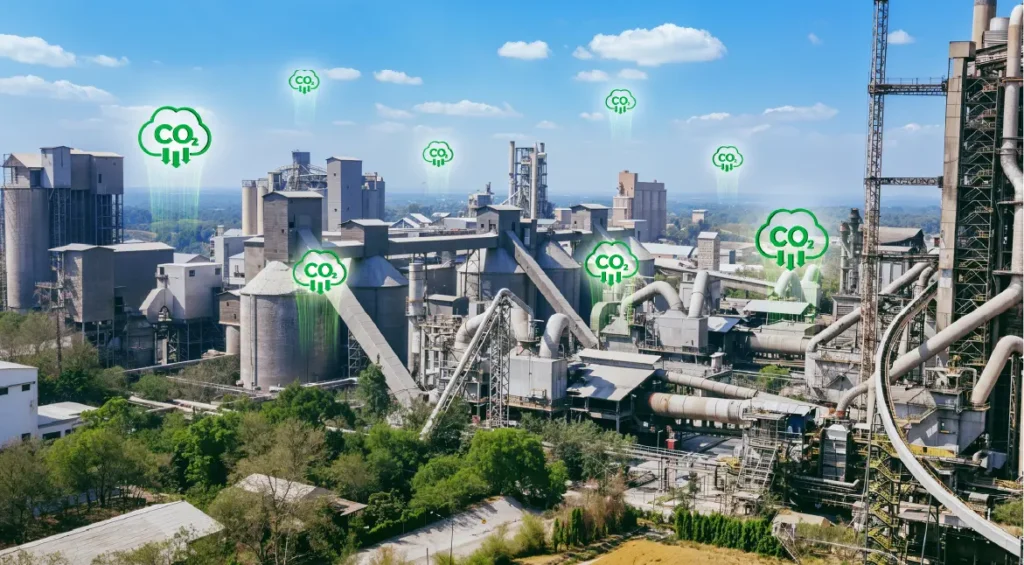 Lower carbon cement for construction 1