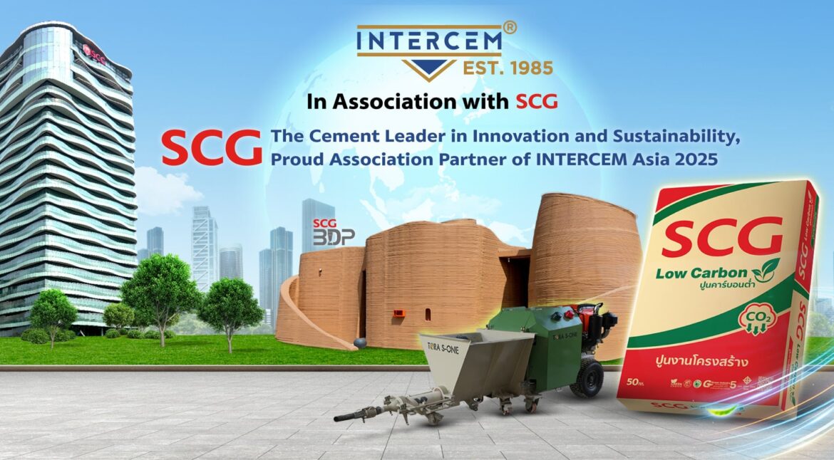 SCG joins as co-host of INTERCEM Asia 2025, showcasing leadership in green innovation to accelerate the cement industry's low-carbon transformation.