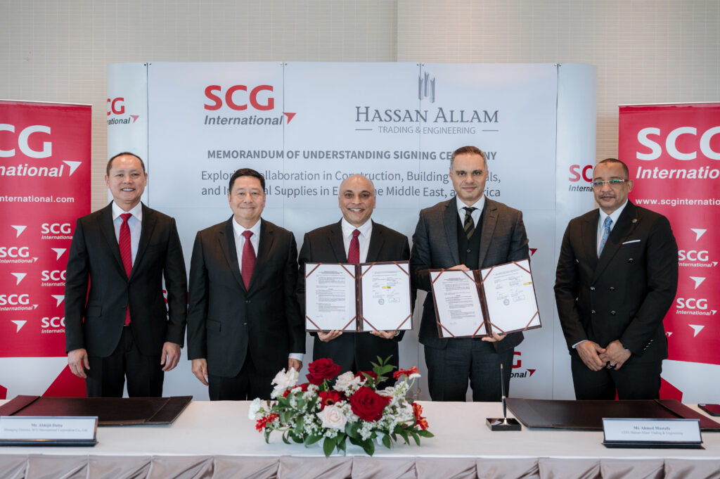 SCG International ,Hassan Allam Trading and Engineering.