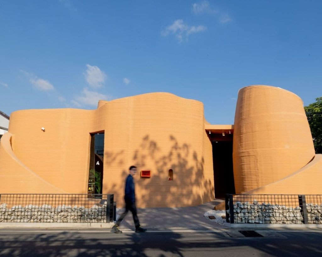 Ember Cafe & Wine 3D Printed Design Meets Nature-Inspired Architecture