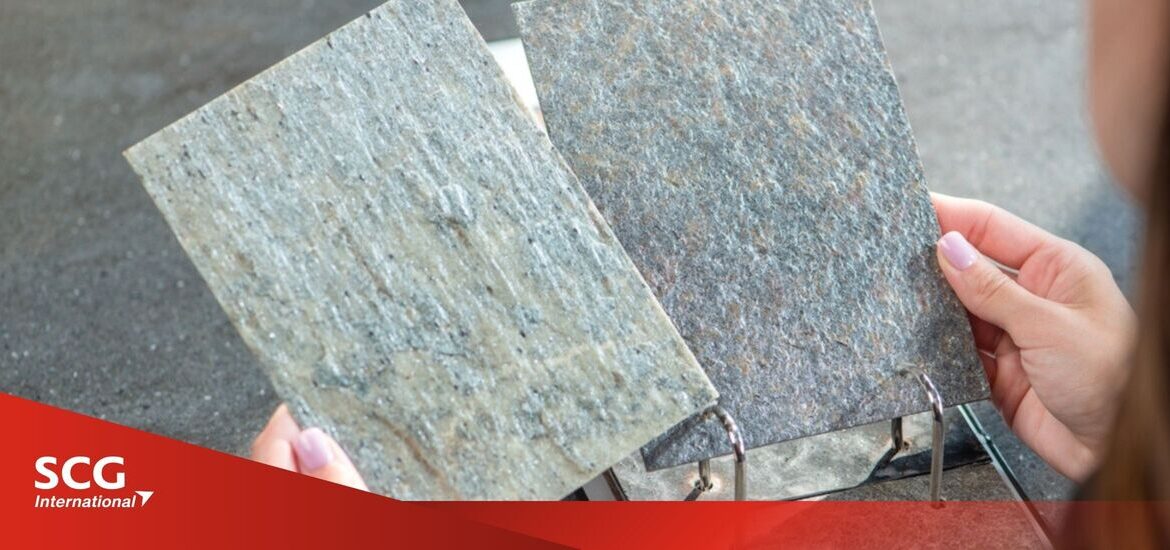 Stone veneer samples help ensure the right selection.