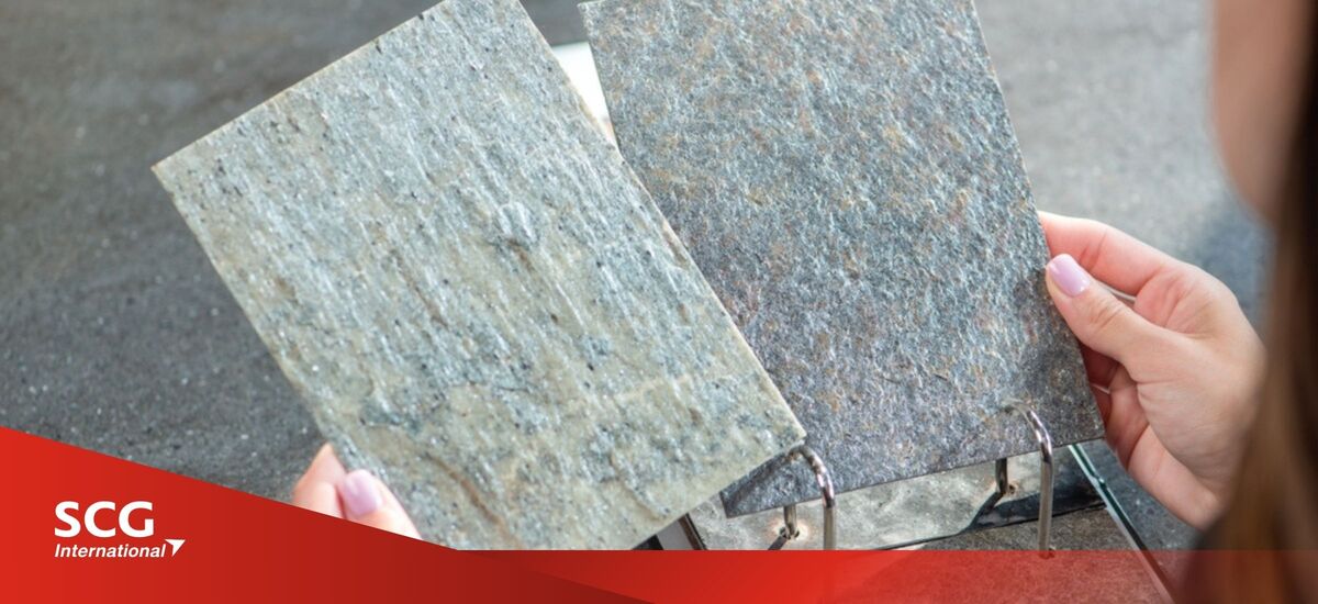 Stone veneer samples help ensure the right selection.
