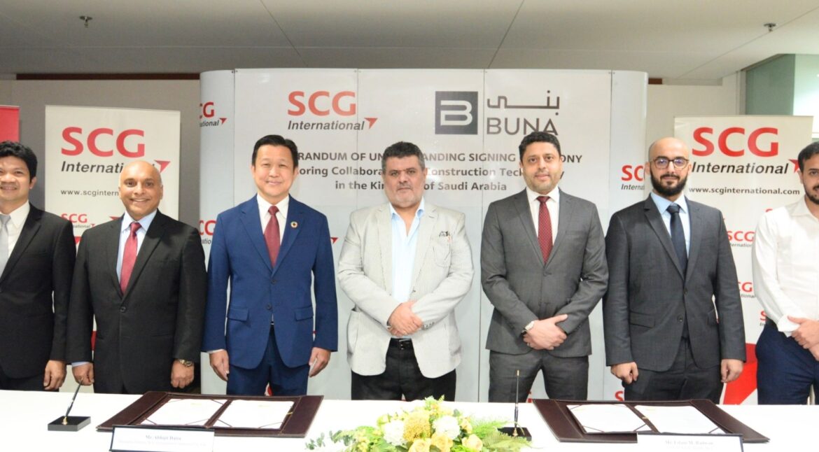 SCG International Join forces with BUNA to develop green construction in Saudi Arabia