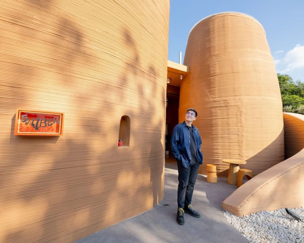 3D Printed design cafe in rama 9 Thailand