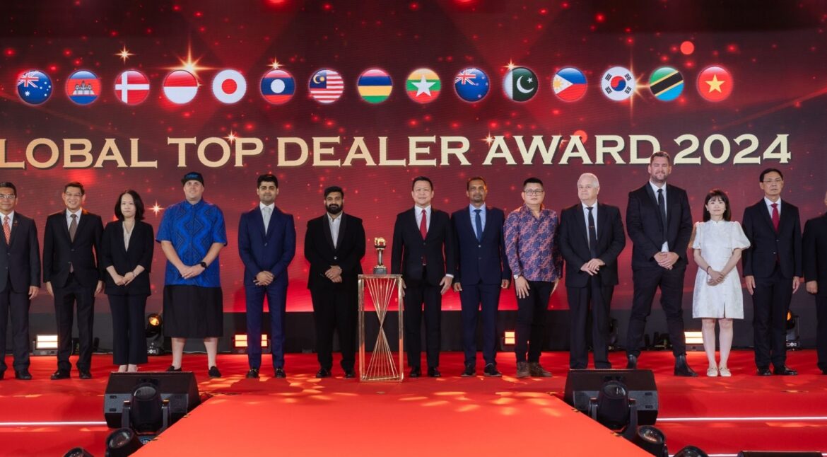 SCG International top dealer award