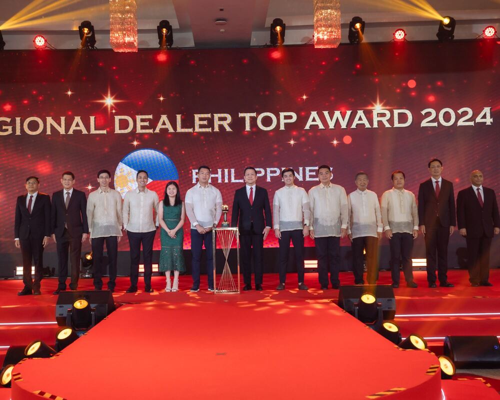 SCG International top dealer award