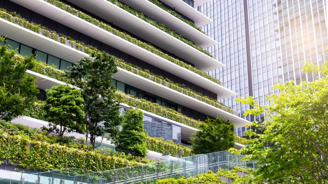 Low carbon cement used in green building