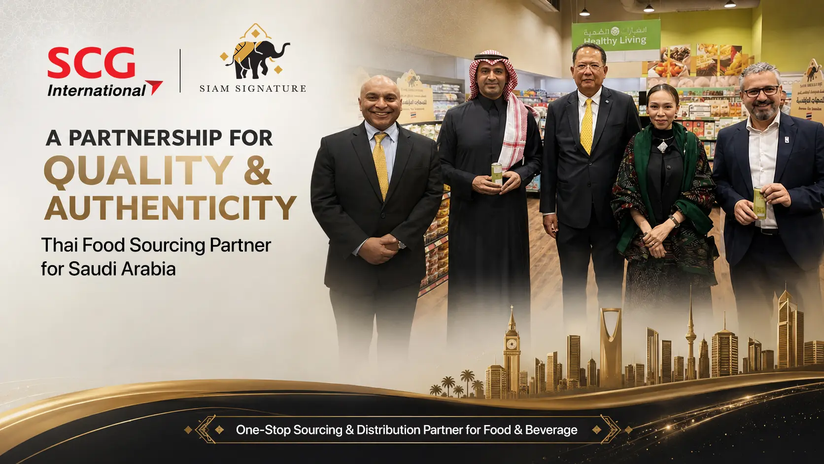 Thai food sourcing partner for Saudi Arabia Siam Signature