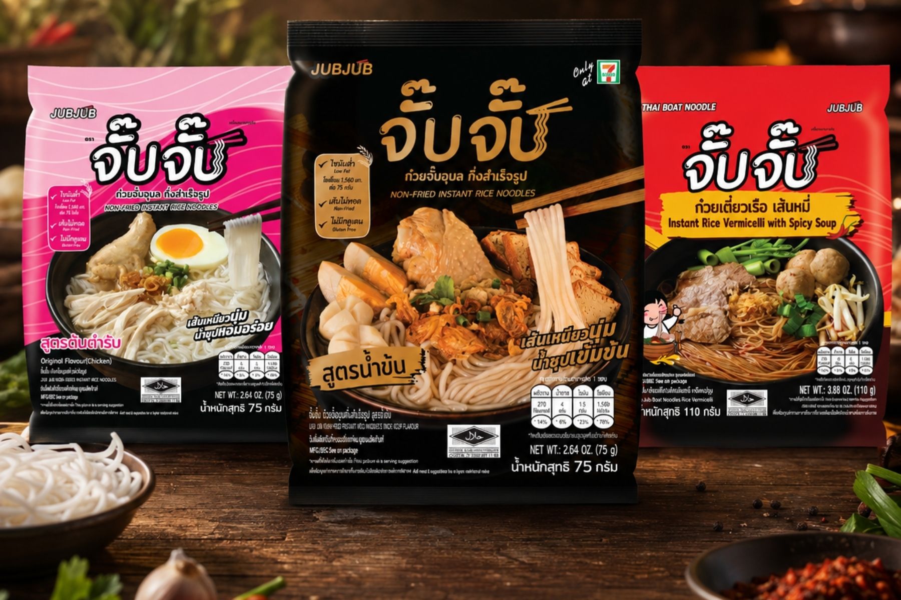 JubJub noodle sourcing by Siam Signature