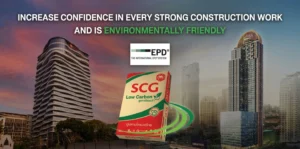 Bulk cement discharged at a U.S. port terminal by global cement supplier SCG International