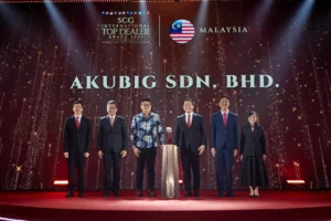 AKUBIG SDN. BHD. receives the SCG International Top Dealer Award 2025 in Malaysia